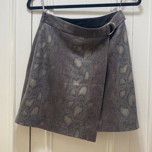 Ted Baker snakeskin mini skirt